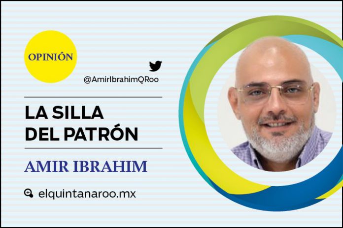 La silla del patron Amir Ibraim